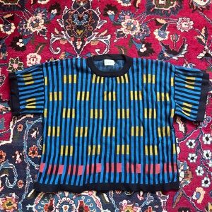 Endery Bauhaus Short Sleeve Knit Tee, M/L